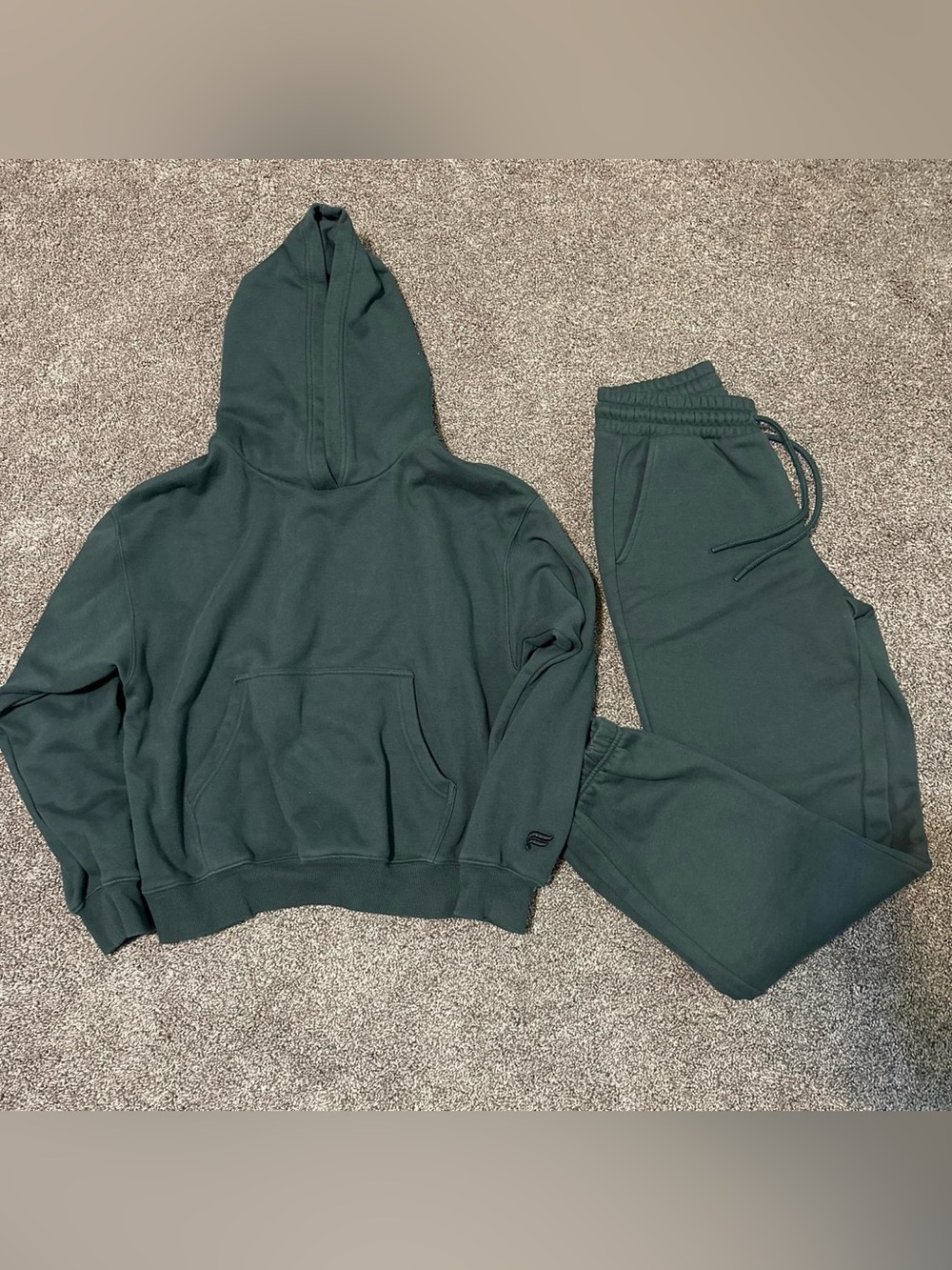 Fabletics Dark Green Hoodie & Jogger Set